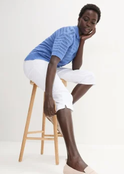 Corsaire extensible à taille élastiquée