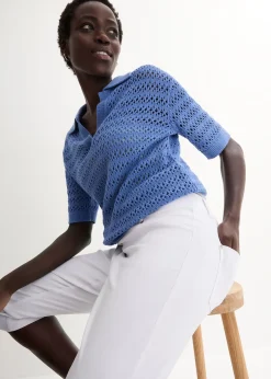 Corsaire extensible à taille élastiquée