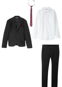 Costume 4 pièces avec chemise et cravate