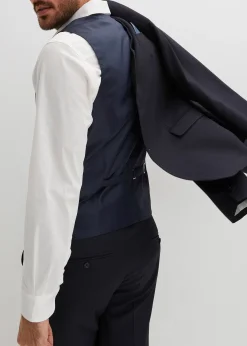 Costume 4 pièces avec gilet et cravate, slim