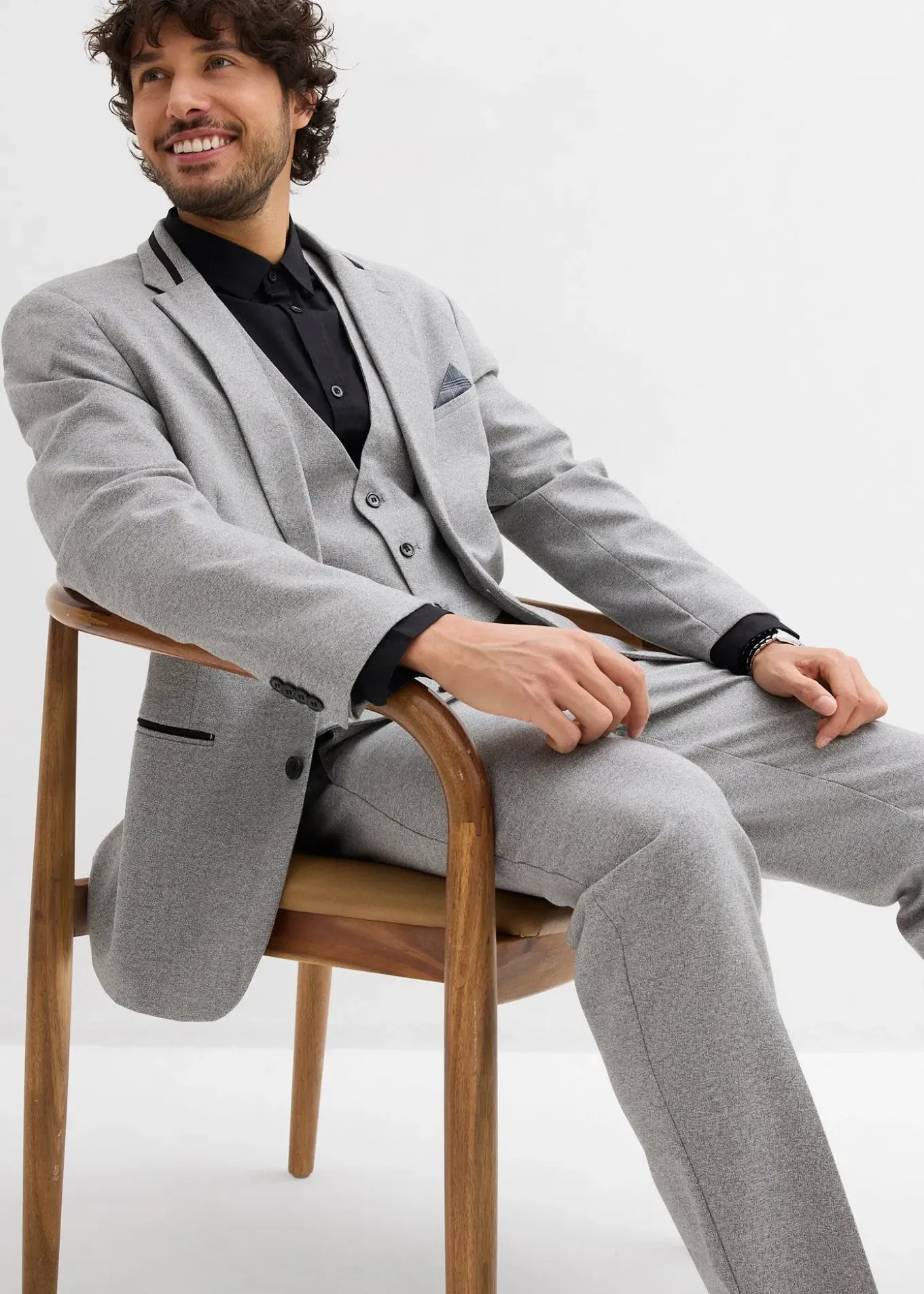 Costume 3 pièces avec gilet, regular