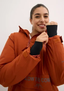 Coupe-vent à enfiler avec doublure polaire