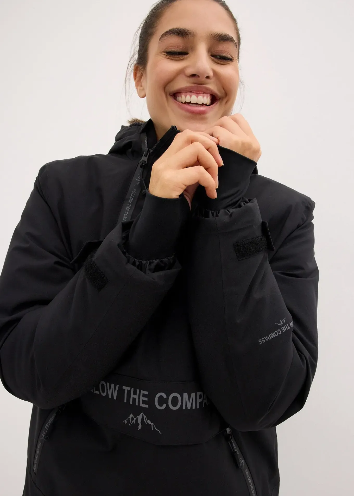 Coupe-vent à enfiler avec doublure polaire