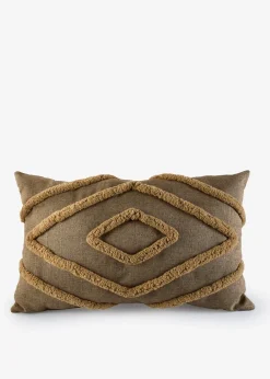 Coussin à motif en relief