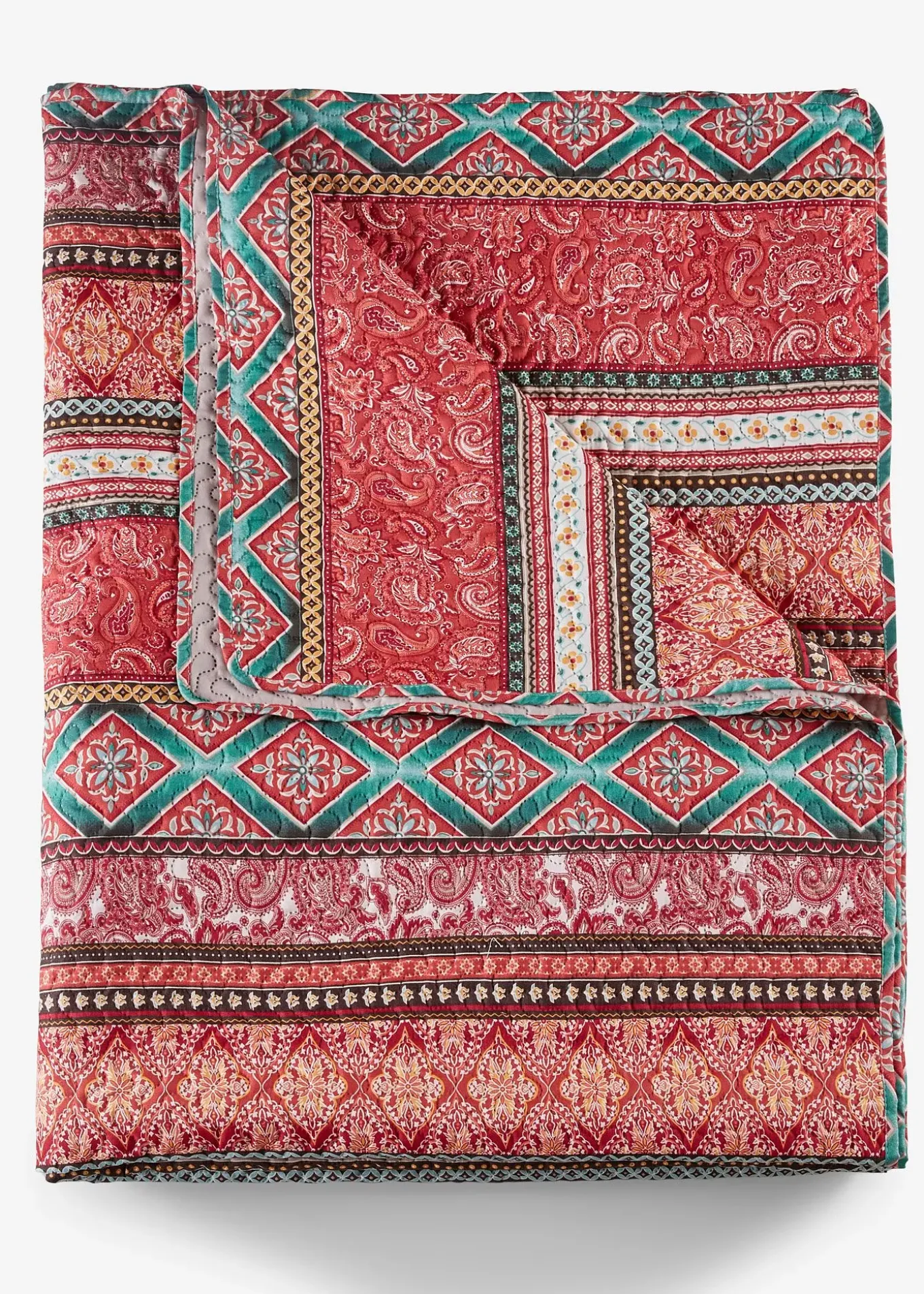 Couvre-lit à rayures