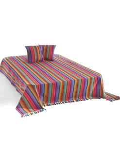 Couvre-lit à rayures