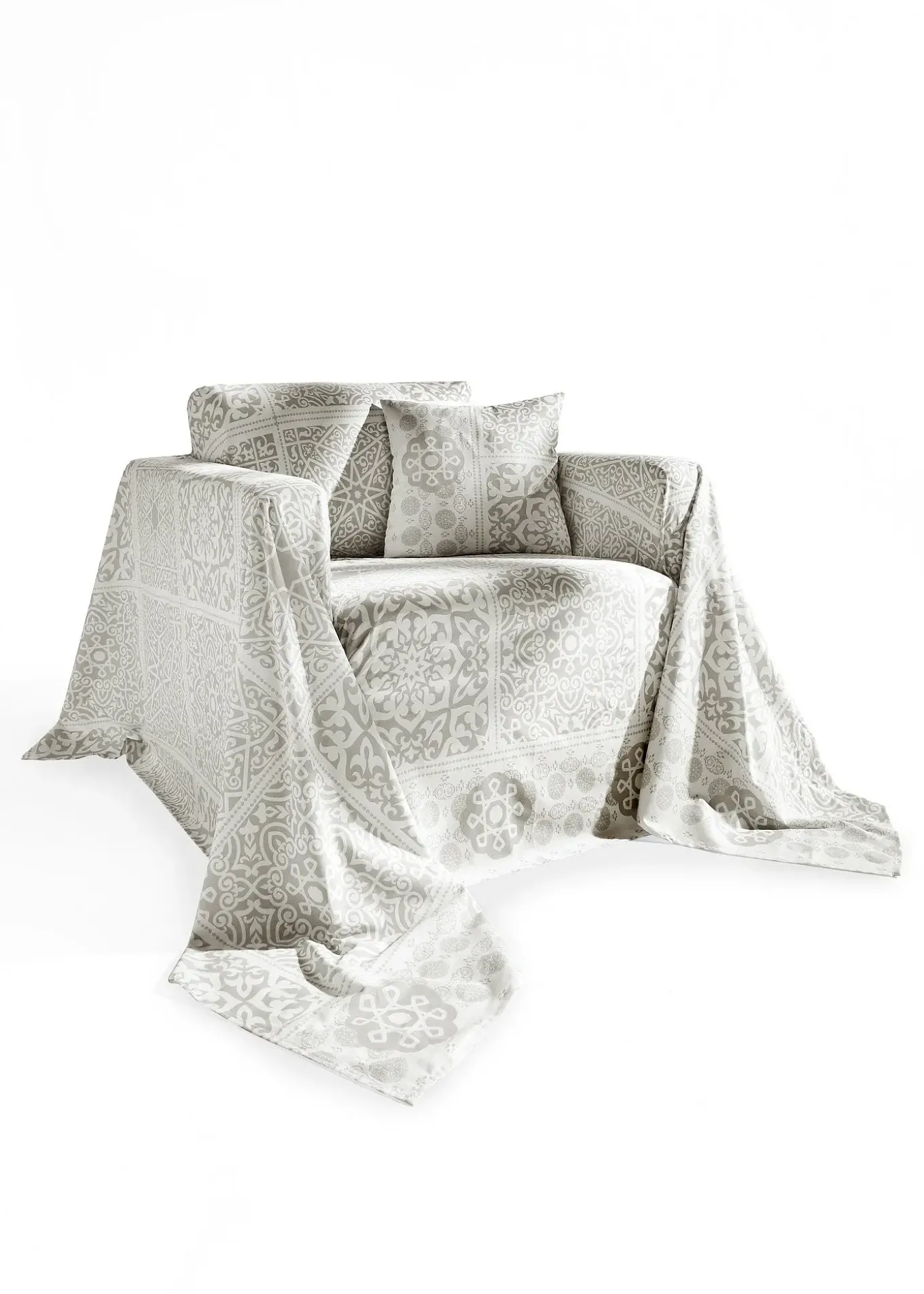 Couvre-lit avec ornements