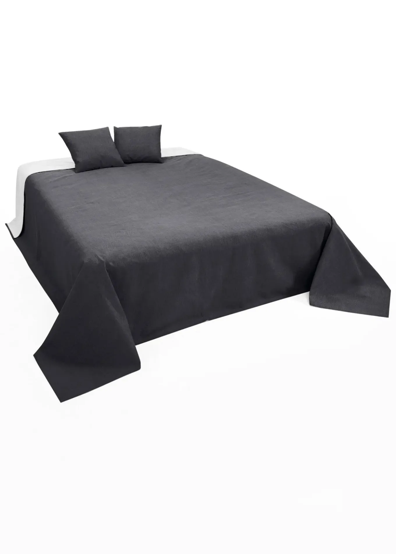 Couvre-lit effet lin