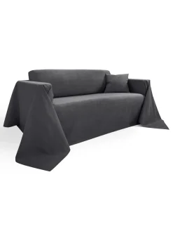 Couvre-lit effet lin