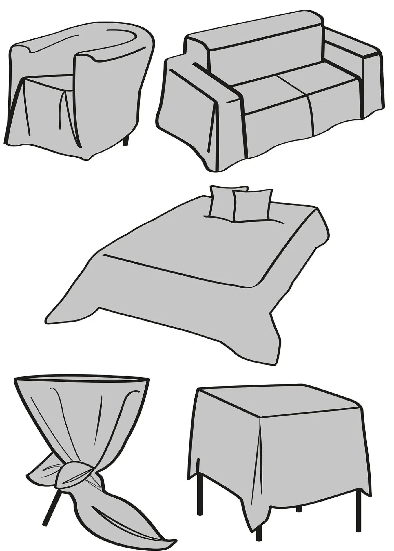 Couvre-lit style marin