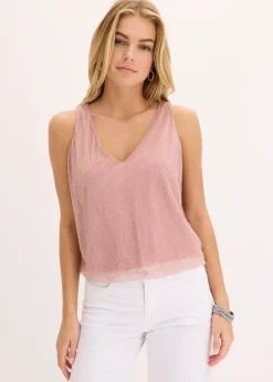 Crop top au décolleté plongeant