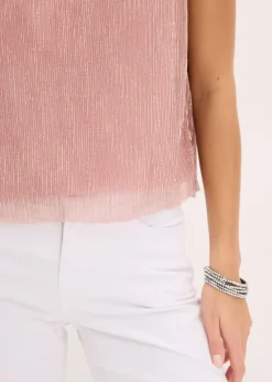 Crop top au décolleté plongeant