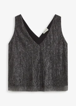 Crop top au décolleté plongeant