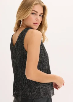 Crop top au décolleté plongeant