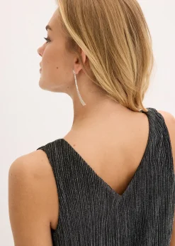 Crop top au décolleté plongeant