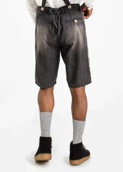 Culotte courte bavaroise en jean regular