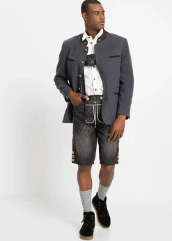 Culotte courte bavaroise en jean regular