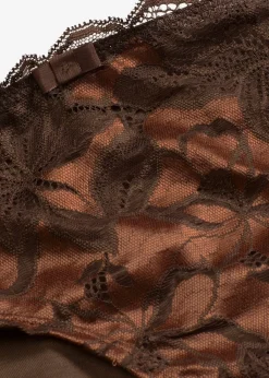 Culotte en dentelle bicolore