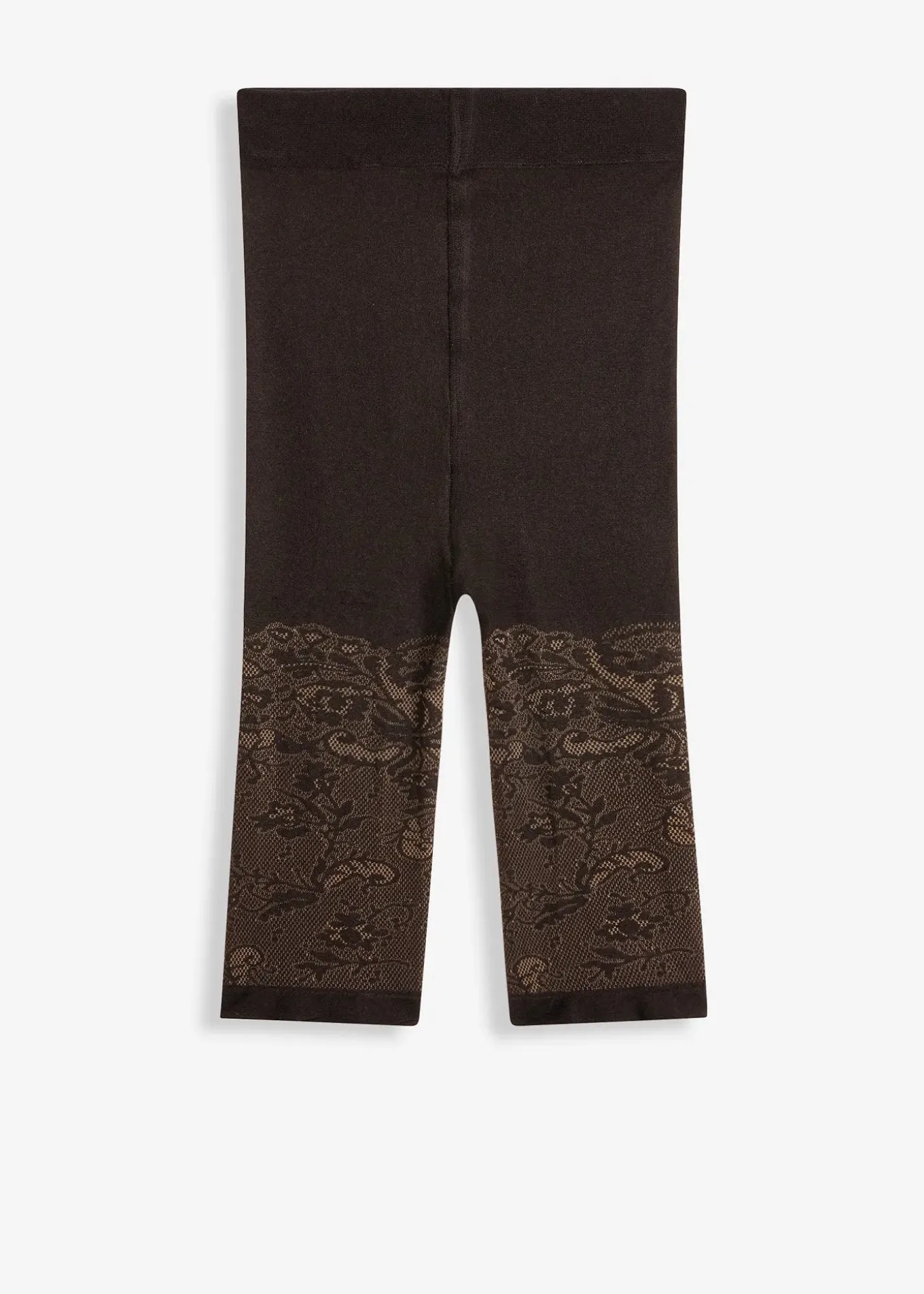 Cycliste anti-frottement avec imprimé dentelle 110 den