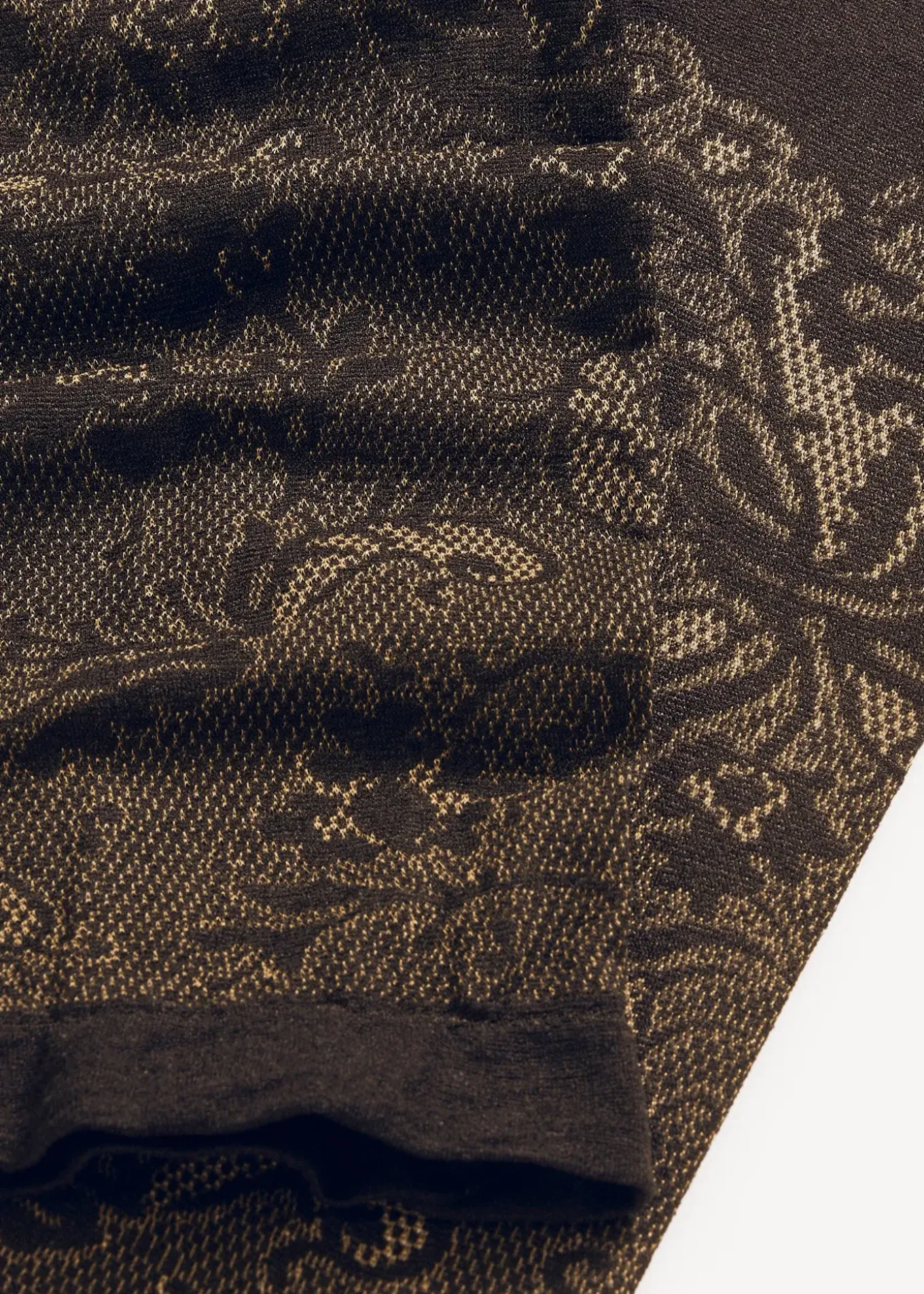 Cycliste anti-frottement avec imprimé dentelle 110 den