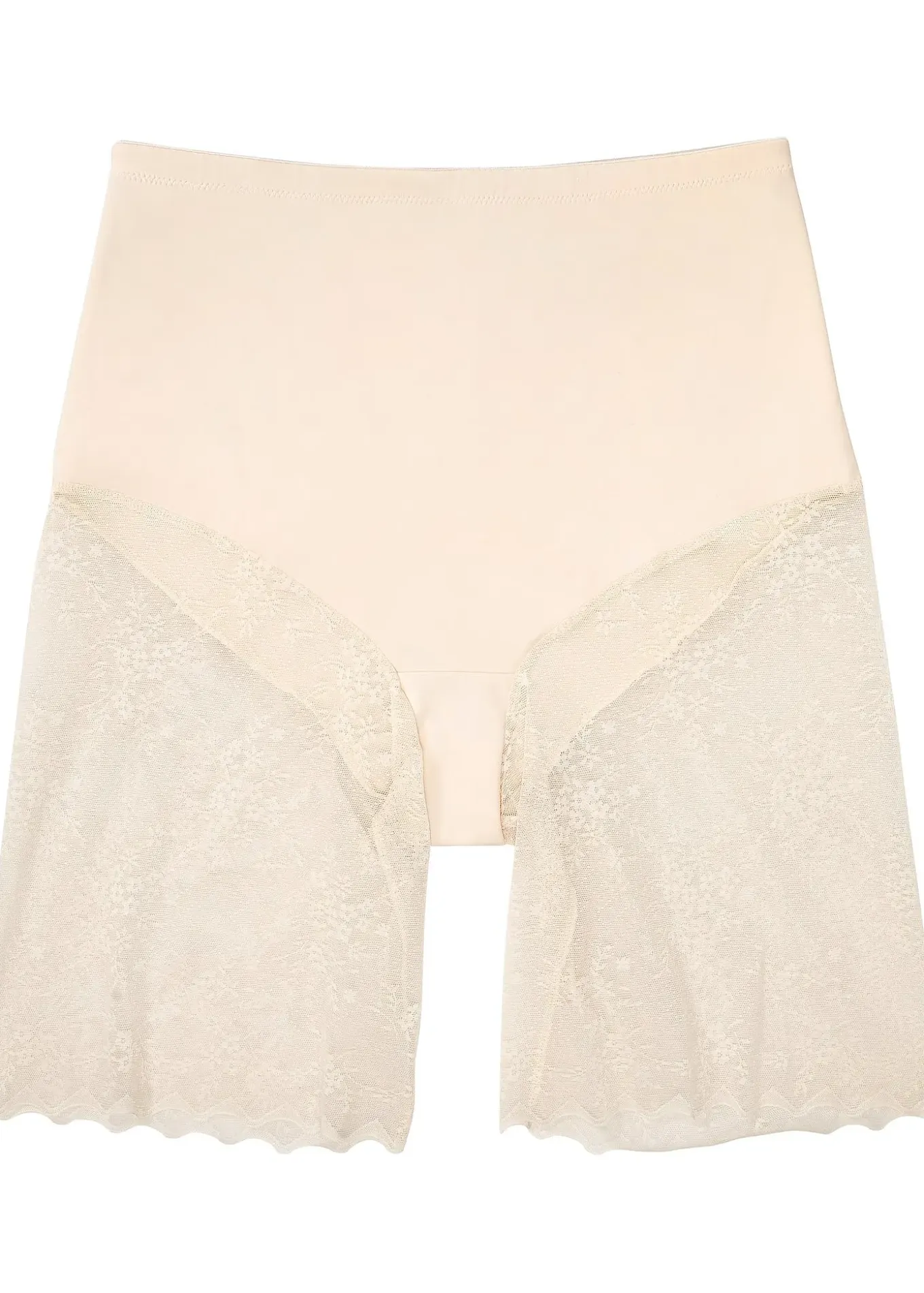 Cycliste sculptant avec empiècement dentelle, maintien modéré