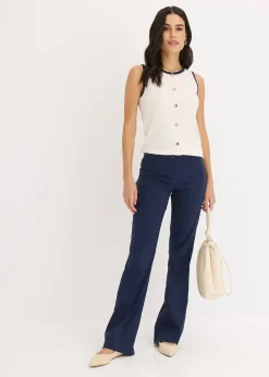 Débardeur en jersey à bordure contrastante