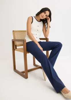 Débardeur en jersey à bordure contrastante