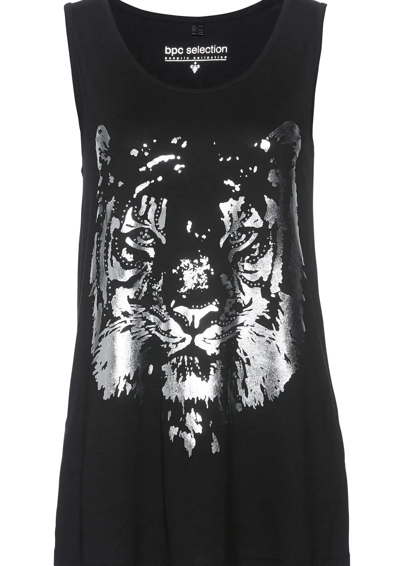 Débardeur long à logo imprimé