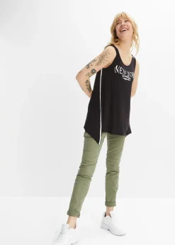 Débardeur long en viscose douce