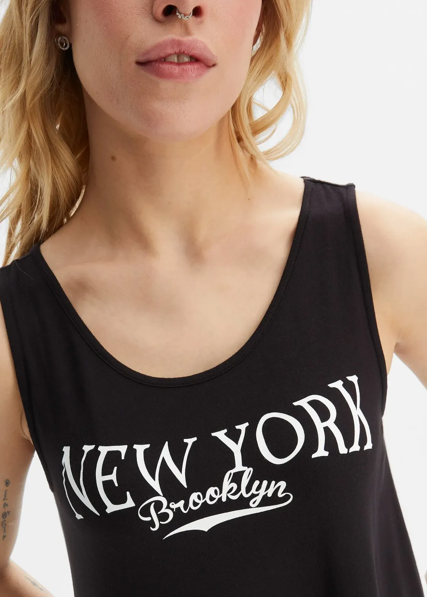 Débardeur long en viscose douce