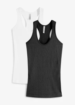 Débardeurs côtelés