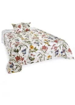 Dessus de lit à motif floral