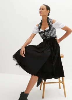 Dirndl avec jupe en velours (ens. 2 pces.)