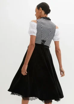 Dirndl avec jupe en velours (ens. 2 pces.)