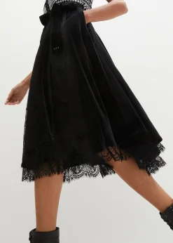 Dirndl avec jupe en velours (ens. 2 pces.)