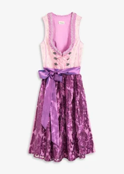 Dirndl avec tablier à sequins (ens. 2 pces)