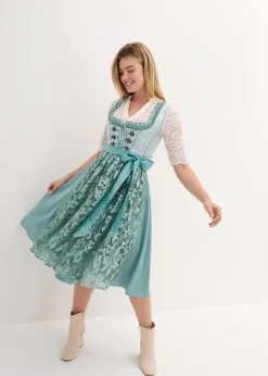 Dirndl avec tablier à sequins (ens. 2 pces)