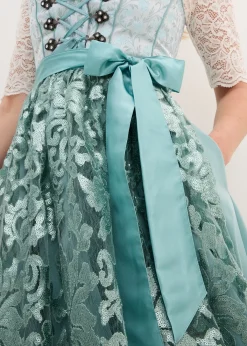 Dirndl avec tablier à sequins (ens. 2 pces)