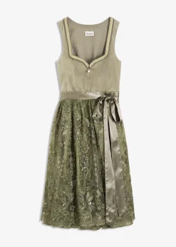 Dirndl avec tablier à sequins (ens. 2 pces)