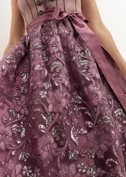 Dirndl avec tablier à sequins