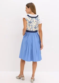 Dirndl avec tablier brodé (ens. 2 pces)