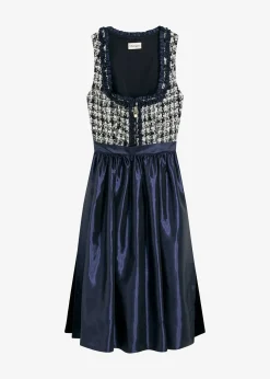 Dirndl avec tablier (ens. 2 pces)