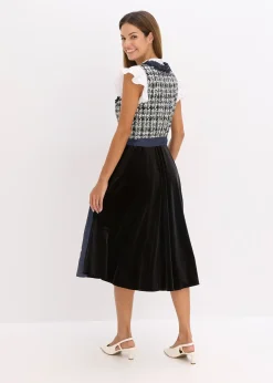 Dirndl avec tablier (ens. 2 pces)