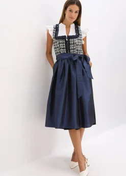 Dirndl avec tablier (ens. 2 pces)