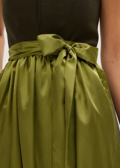 Dirndl avec tablier (ens. 2 pces)