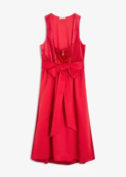 Dirndl avec velours, longueur midi (ens. 2 pces)