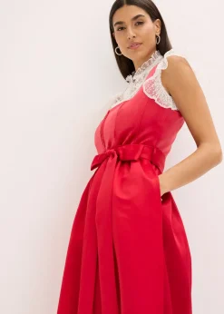 Dirndl avec velours, longueur midi (ens. 2 pces)