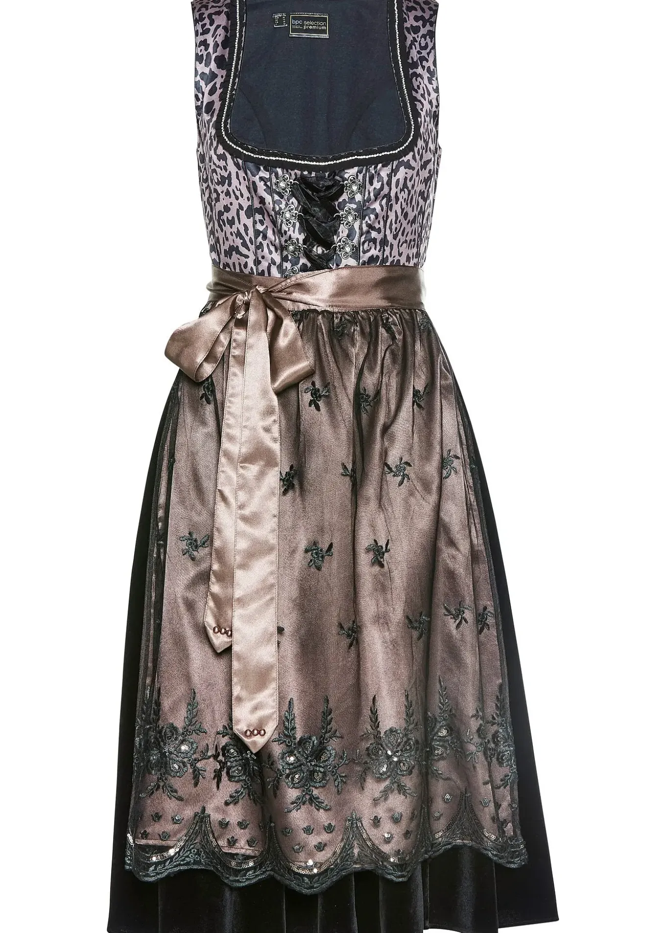 Dirndl motif léopard