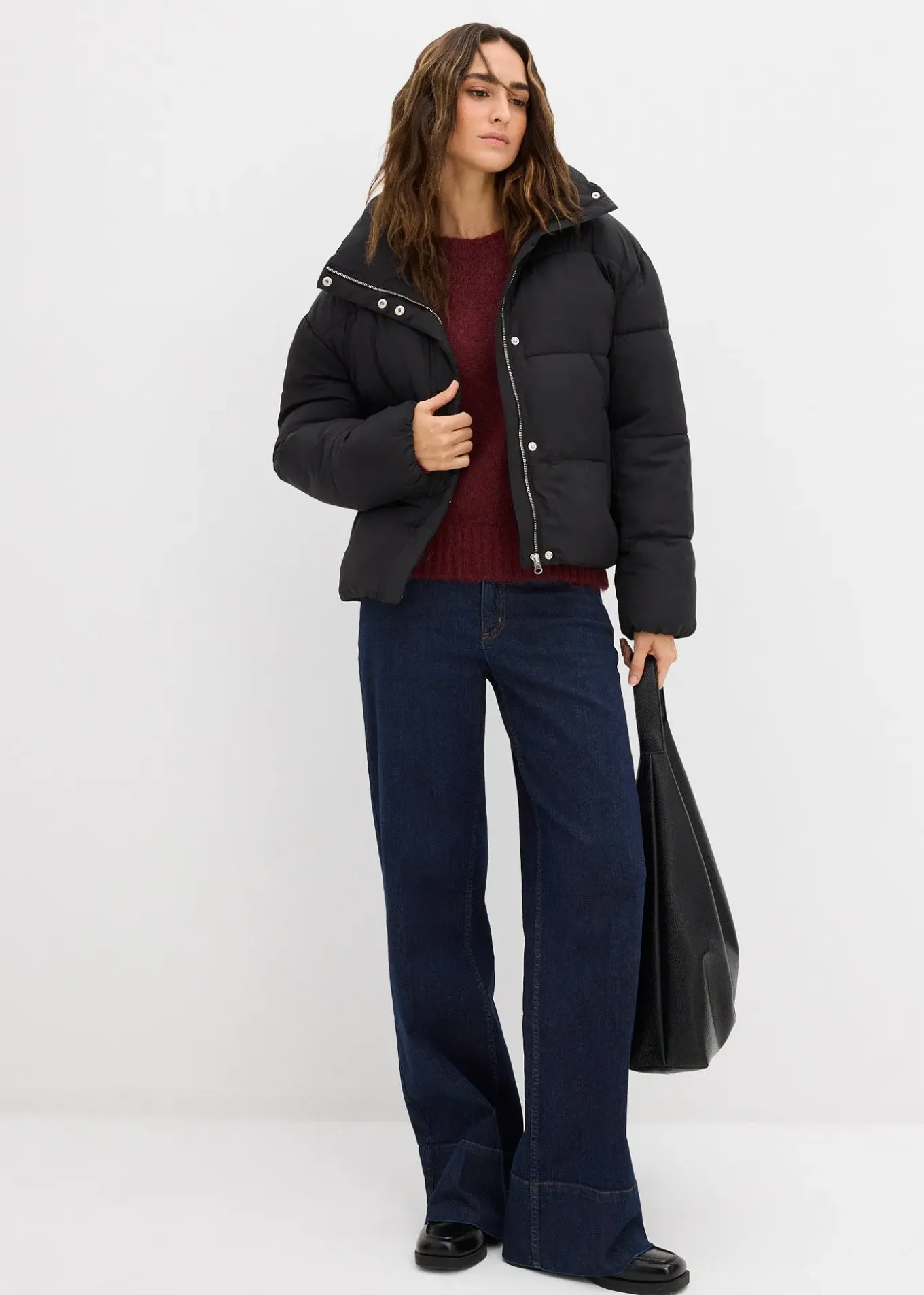 Doudoune à col montant