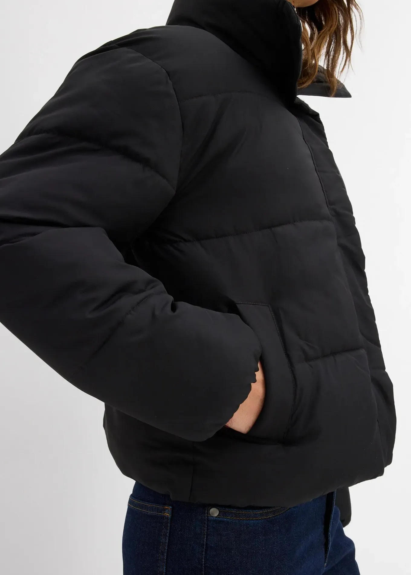 Doudoune à col montant